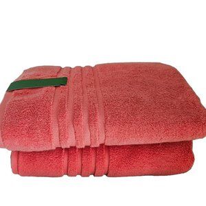 Kate Spade CORAL Bath Towel 2 PC SET 28" x 54"